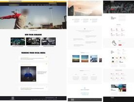 白色商务网站模板