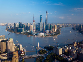 航拍上海