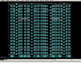 高层楼体北立面cad