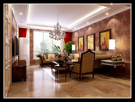 室内模型 欧式客厅 客厅 欧式