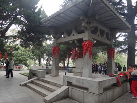 古建筑四角亭
