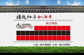 员工风采墙