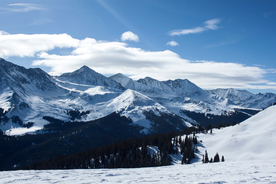 山川雪景 山脉雪景 群山雪景