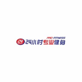 24小时专业健身矢量 LOGO