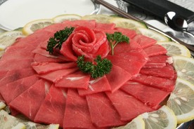 涮食牛肉片辣椒肉