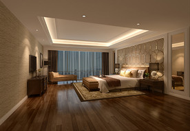 室内模型 酒店客房 卧室模型