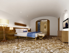 室内模型 酒店客房 卧室模型