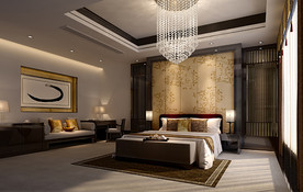 室内模型 酒店客房 卧室模型