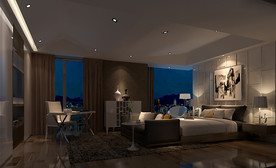 室内模型 酒店客房 卧室模型