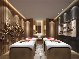 桑拿会所spa馆3D渲染模型