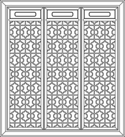 古建花纹 镂空花纹 古建窗花