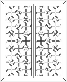 古建花纹 镂空花纹 古建窗花