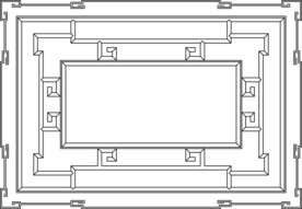 古建花纹 镂空花纹 古建窗花
