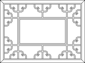 古建花纹 镂空花纹 古建窗花