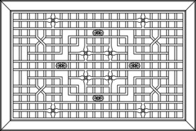 古建花纹 镂空花纹 古建窗花