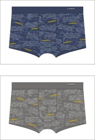 迷彩图案男士内裤款式矢量cdr