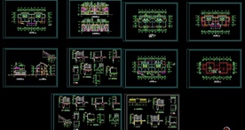 CAD自建房施工图别墅施工图
