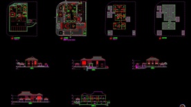 CAD自建房施工图别墅施工图