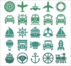 交通工具小图标