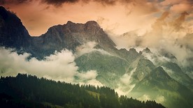 壮丽的大山风光
