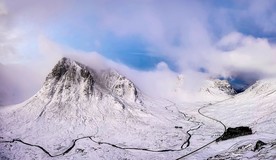 冬日里的大山风光