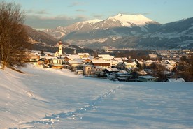 冬日里的乡村美景