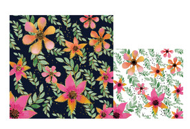 金粉装饰花卉背景