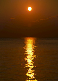 海上夕阳