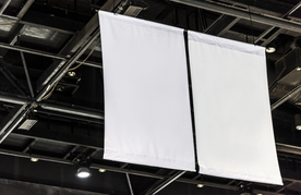 吊旗广告牌样机