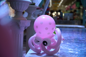 气球艺 八爪鱼气球 婚礼气球