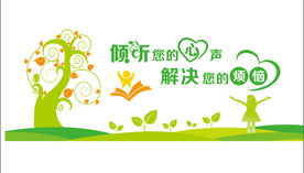 心理咨询室文化墙