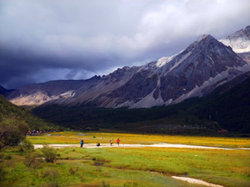 稻城风光 田野风光 川西高原