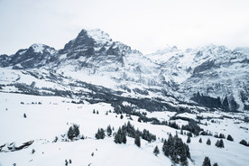 冬季雪山
