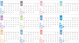 2019年台历