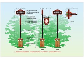 禁止停车牌 路名牌