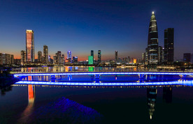 深圳湾人才公园夜景