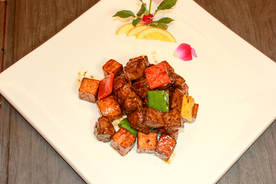 鲍菇牛肉粒
