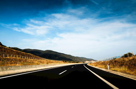 平坦的公路