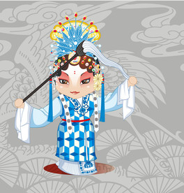 卡通京剧人物图片