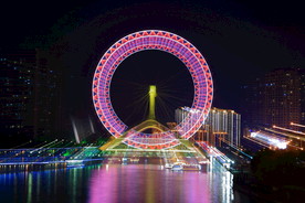 天津之眼夜景