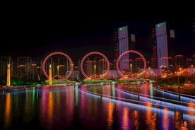 天津之眼夜景