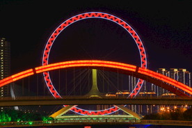天津之眼夜景