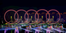 天津之眼夜景