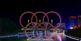 天津之眼夜景