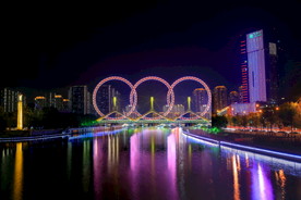 天津之眼夜景