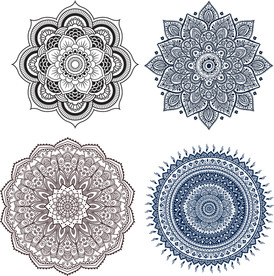 曼陀罗花纹设计