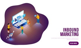 商务办公在线营销插画设计