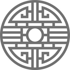 圆形花格