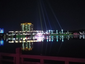 河源夜色  灯光