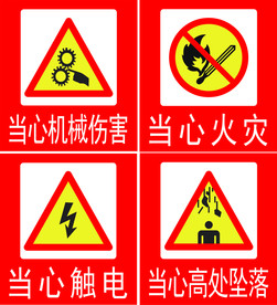 警示牌